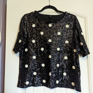 J.Crew sequined top